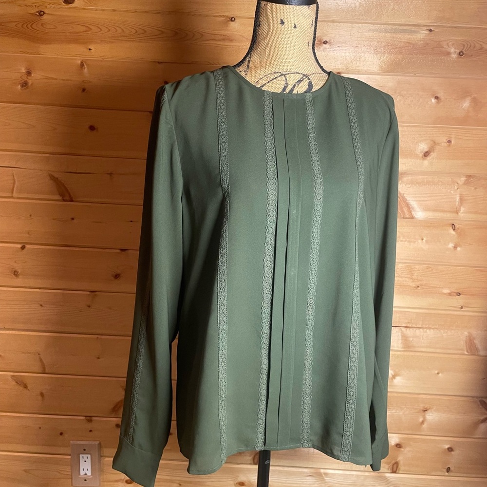 J. Crew Olive Green Women's Blouse